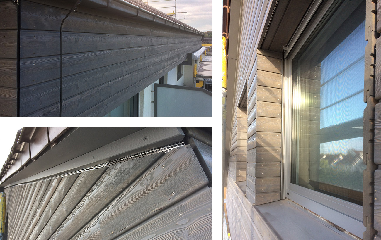 Fassade sibirische Lärche