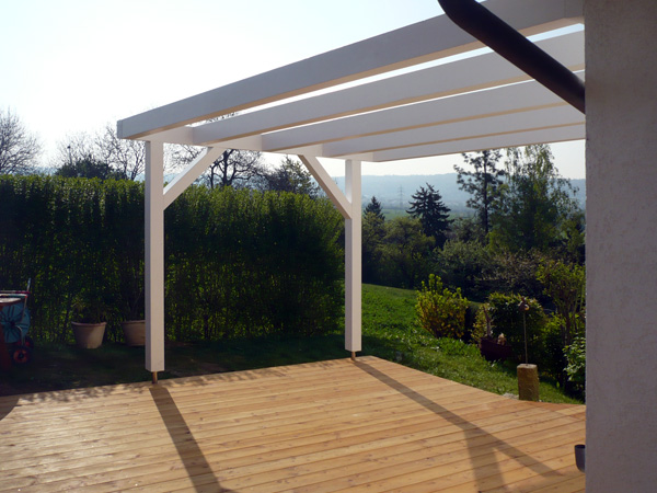 Pergola und Terrasse Lärche, Leonberg-Höfingen