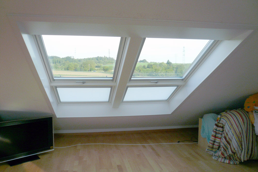 Einbau Quartett Velux, Höfingen